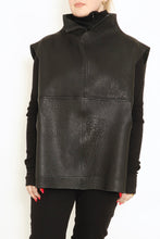 Lade das Bild in den Galerie-Viewer, Sort Aarhus Lederweste