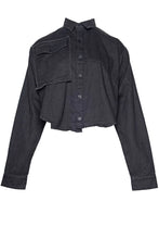 Lade das Bild in den Galerie-Viewer, Black by K&M Sommer Jeansjacke