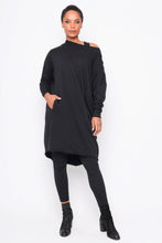 Lade das Bild in den Galerie-Viewer, Black by K&M Pulloverkleid