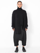 Lade das Bild in den Galerie-Viewer, Sort Aarhus  Grobstrick Pulli
