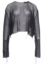 Lade das Bild in den Galerie-Viewer, Black by K&amp;M Tüllshirt
